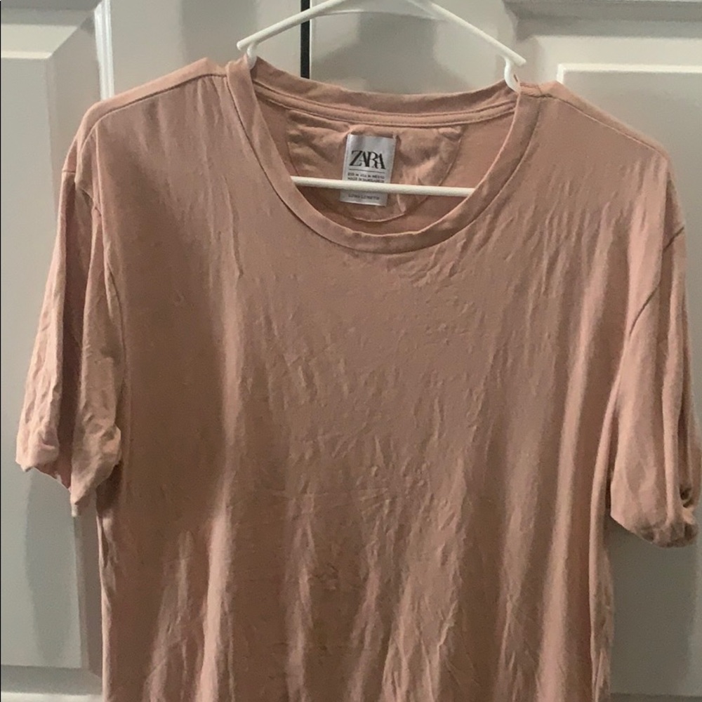 Zara long lined T shirt